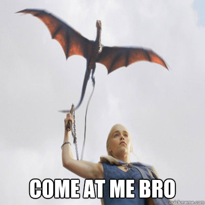  come at me bro  Come at me bro
