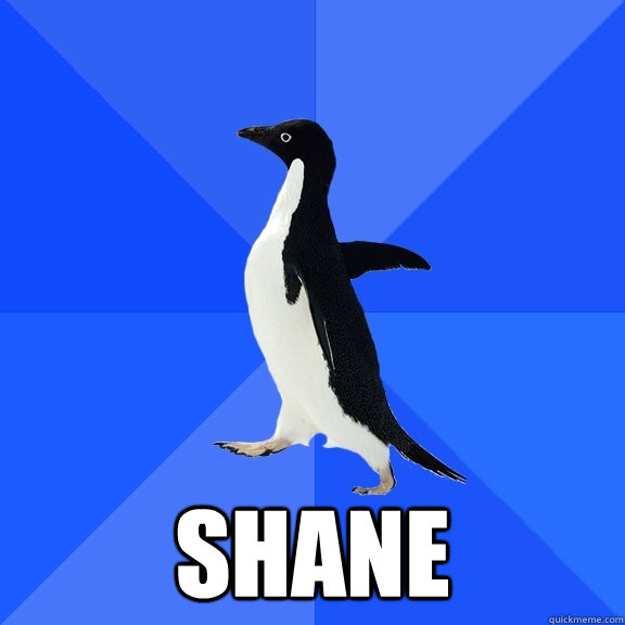  Shane  Socially Awkward Penguin