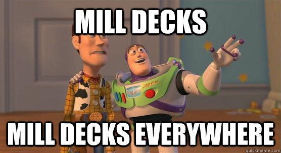mill decks mill decks everywhere  Toy Story Everywhere