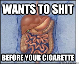 Wants to shit Before your cigarette - Wants to shit Before your cigarette  Good Guy Intestines