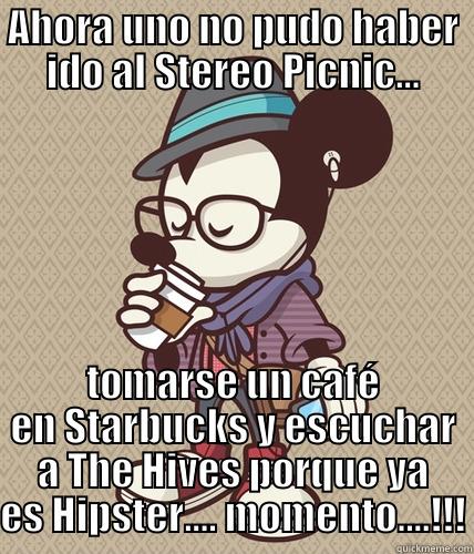 AHORA UNO NO PUDO HABER IDO AL STEREO PICNIC... TOMARSE UN CAFÉ EN STARBUCKS Y ESCUCHAR A THE HIVES PORQUE YA ES HIPSTER.... MOMENTO....!!! Misc
