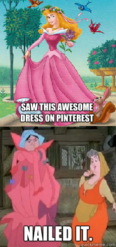 Saw this awesome 
dress on Pinterest Nailed it. - Saw this awesome 
dress on Pinterest Nailed it.  Sleeping Beauty dress nailed it