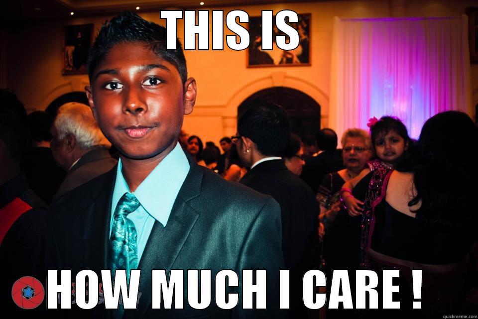 THIS IS  HOW MUCH I CARE ! Misc