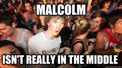 Malcolm  isn't really in the middle  Sudden Clarity Clarence