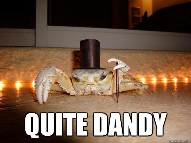  Quite Dandy  Fancy Crab