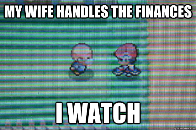 My wife handles the finances I watch - My wife handles the finances I watch  Sexually Oblivious Daycare man
