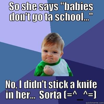 SO SHE SAYS 