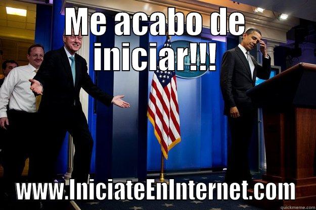 ME ACABO DE INICIAR!!! WWW.INICIATEENINTERNET.COM Inappropriate Timing Bill Clinton