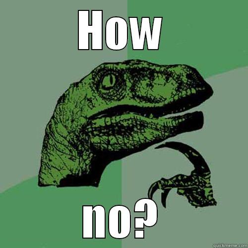 HOW NO? Philosoraptor