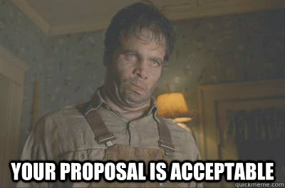  Your proposal is acceptable -  Your proposal is acceptable  Acceptable Edgar