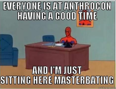 anthrocon  - EVERYONE IS AT ANTHROCON HAVING A GOOD TIME AND I'M JUST SITTING HERE MASTERBATING Spiderman Desk