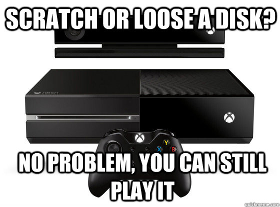 Scratch or loose a disk?  No Problem, you can still play it  - Scratch or loose a disk?  No Problem, you can still play it   Xbox