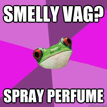 smelly vag? spray perfume - smelly vag? spray perfume  Foul Bachelorette Frog