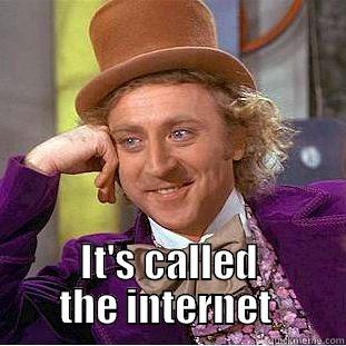  IT'S CALLED THE INTERNET  Condescending Wonka