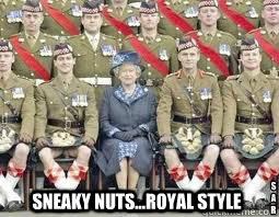 Sneaky nuts...royal style s
a
r  Sneaky Nuts