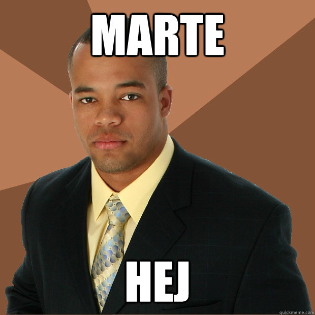 Marte hej  Successful Black Man