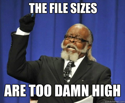 file size too high meme