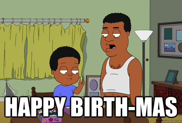  Happy Birth-mas  Family Guy Shrinky-Dinks