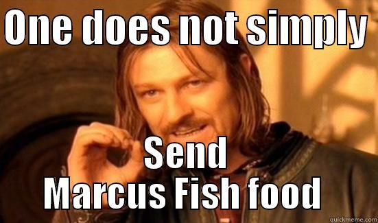 ONE DOES NOT SIMPLY  SEND MARCUS FISH FOOD  Boromir