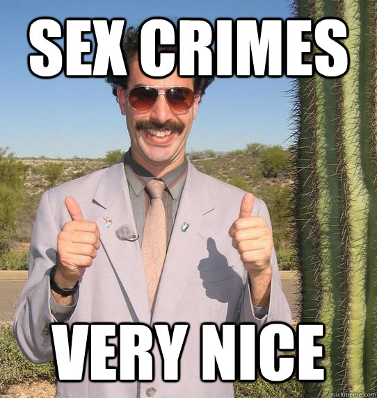 sex crimes very nice - sex crimes very nice  Upvoting Kazakh