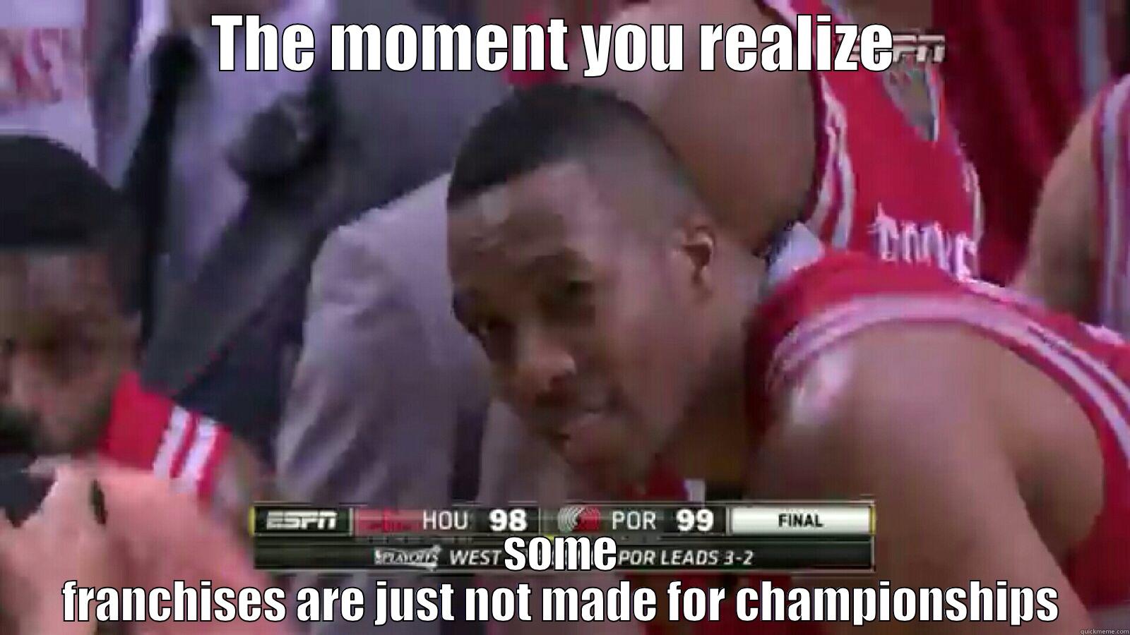 THE MOMENT YOU REALIZE  SOME FRANCHISES ARE JUST NOT MADE FOR CHAMPIONSHIPS Misc