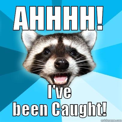 AHHHH! I'VE BEEN CAUGHT! Lame Pun Coon