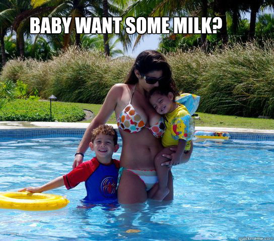 Baby want some milk? - Baby want some milk?  alex tits