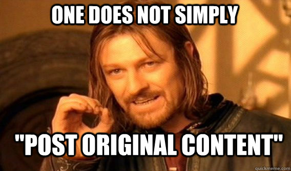 One does not simply 