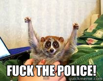  Fuck the police! -  Fuck the police!  American Studies Slow Loris