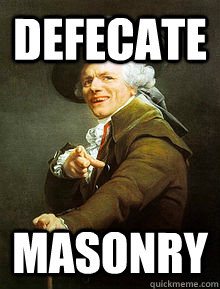 defecate masonry  Joseph Ducreax