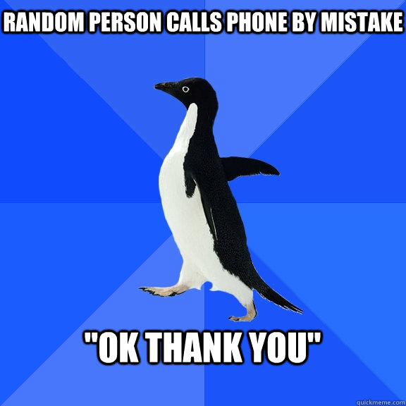 Random Person calls phone by mistake  