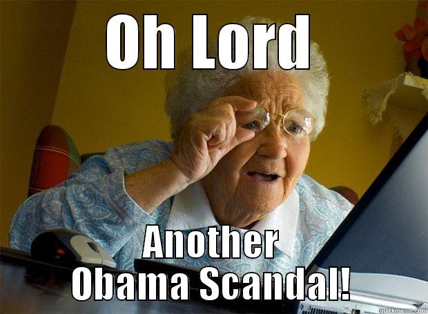 OH LORD ANOTHER OBAMA SCANDAL! Grandma finds the Internet
