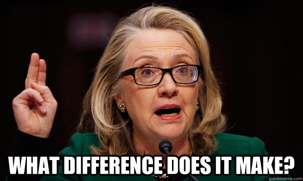  What difference does it make? -  What difference does it make?  Misc