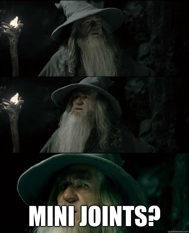  MINI JOINTS?  Gandalf und das Spanischstudium