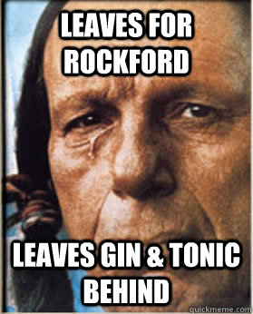 Leaves for Rockford Leaves Gin & Tonic Behind  