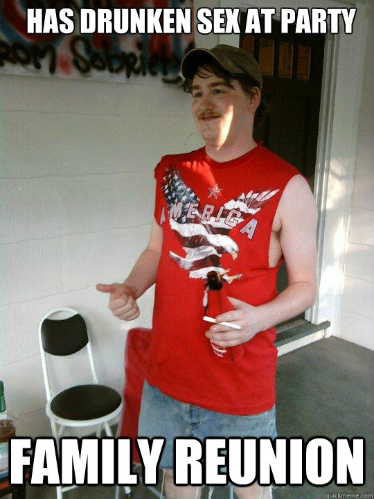 has drunken sex at party family reunion  Redneck Randal