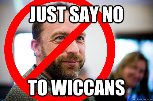 Just say NO to Wiccans  Jimmy Wales  Wiccan