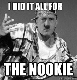 I did it all for  the nookie  