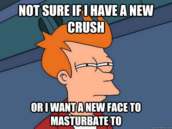 Not sure if I have a new crush Or i want a new face to masturbate to   Futurama Fry