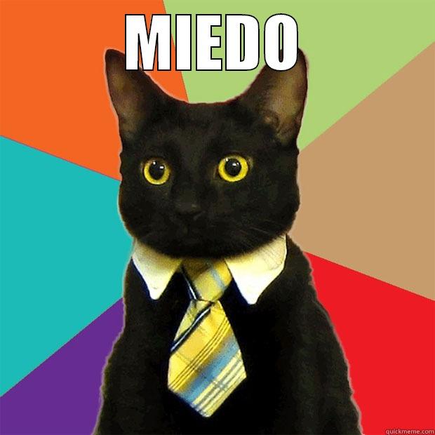 MIEDO  Business Cat