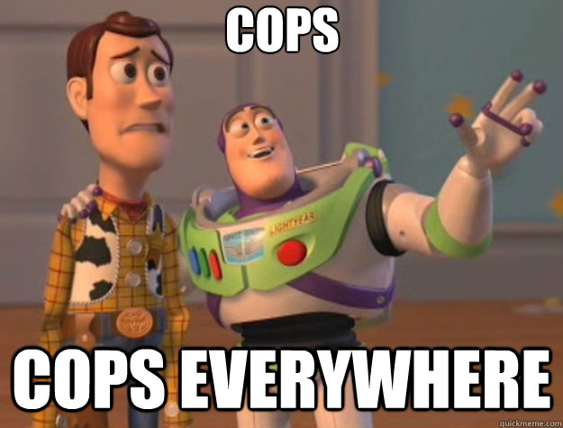 Cops cops everywhere  Toy Story