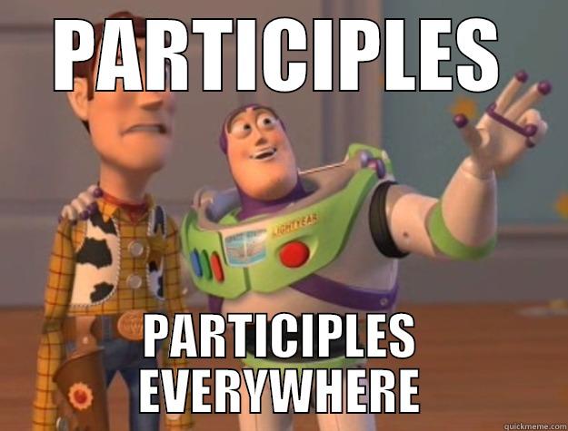 PARTICIPLES PARTICIPLES EVERYWHERE Toy Story