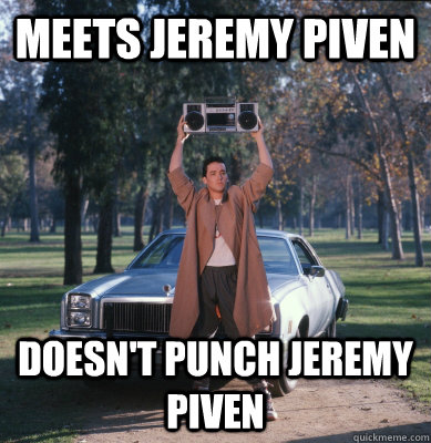 meets Jeremy piven doesn't punch jeremy piven  