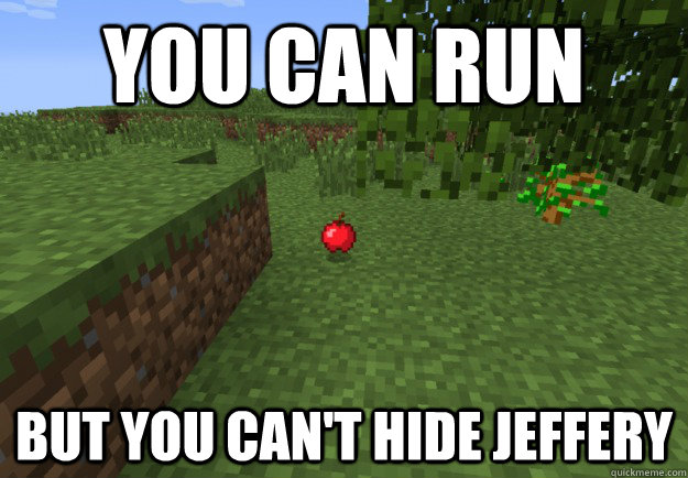 You can run but you can't hide Jeffery - You can run but you can't hide Jeffery  MaximusBlack IWBTG Apple