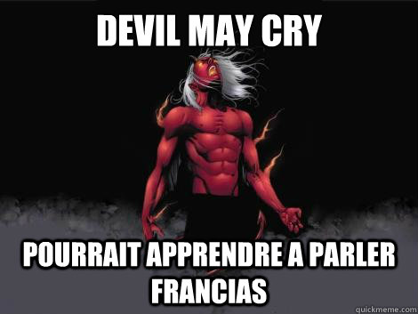 devil may cry  pourrait apprendre a parler francias  devil may cry