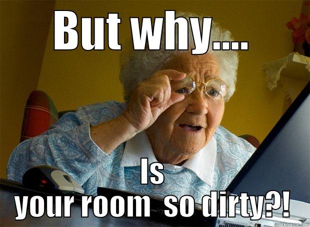 BUT WHY.... IS YOUR ROOM  SO DIRTY?! Grandma finds the Internet
