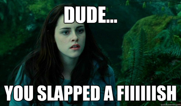 DUDE... YOU SLAPPED A FIIIIIISH - DUDE... YOU SLAPPED A FIIIIIISH  Fish slapper