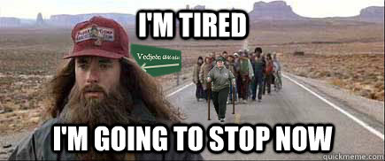 I'm tired I'm going to stop now  