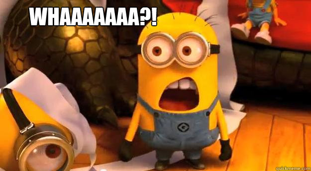 WhAAAAAAA?! - WhAAAAAAA?!  Minion Whaaaa!