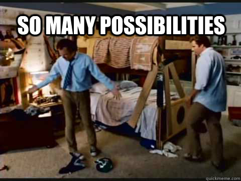 So many Possibilities   Step Brothers Bunk Beds